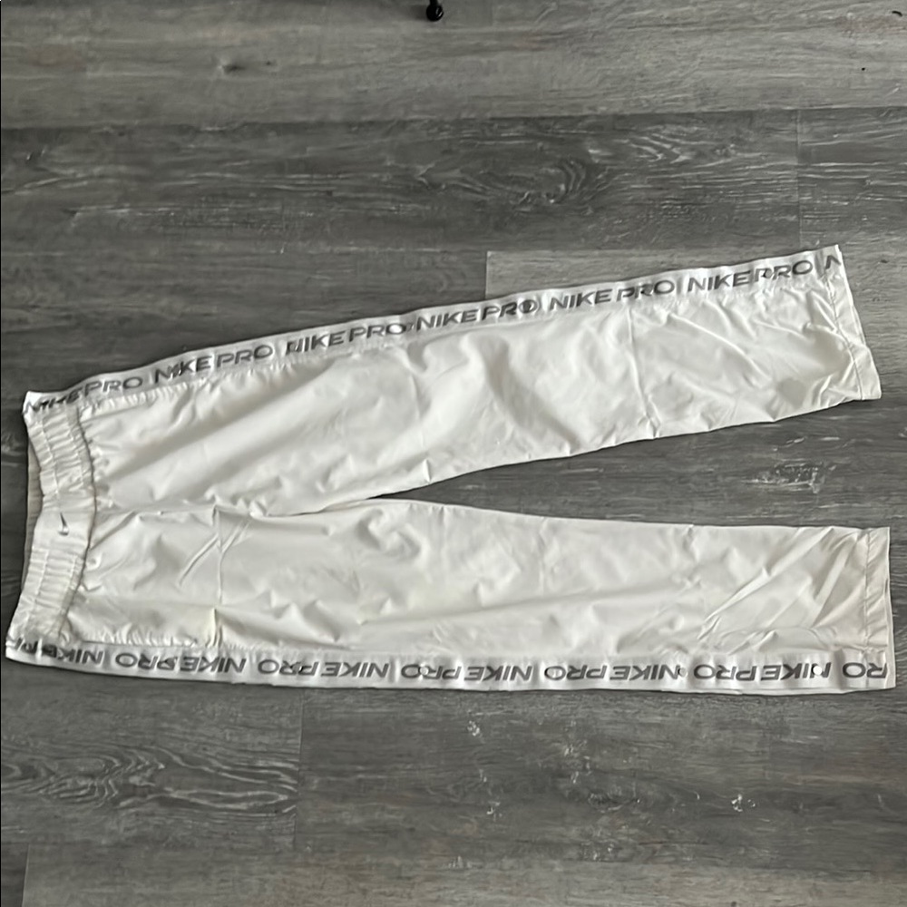 Nike Pro White Track Pants